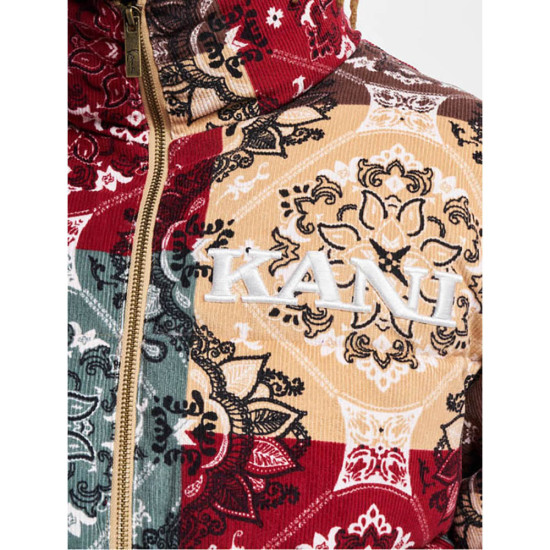 Karl Kani Ανδρικό μπουφάν Retro Paisley Corduroy Puffer Jacket